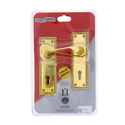 M5K21 - 2 Lever Lockset 6" Rose Solid Brass -M5K21_IP_b_T